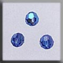 Crystal Treasures Round Bead-Sapphire AB - Mill Hill   mh-13020