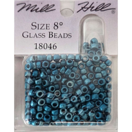 Pony Beads 8/0 Matte Cadet Blue - Mill Hill - mh-18046