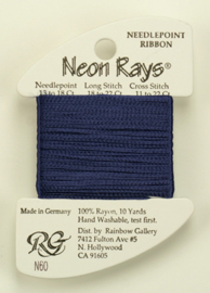 Neon Rays Navy Blue - Rainbow Gallery     rg-n060
