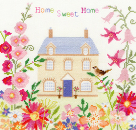 Borduurpakket Friends & Family - Home Sweet Home - Bothy Threads    bt-xss05