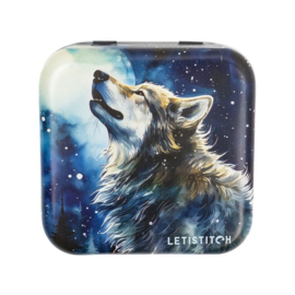 Midnight Snowfall Metallic Box - Leti Stitch     leti-25644