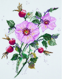 Borduurpakket Wild Rose in May - PANNA    pan-1888-c