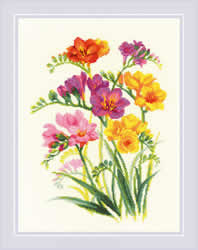 Borduurpakket Fragrant Freesia - RIOLIS    ri-1821