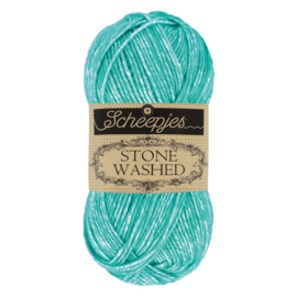 Stone washed / Blauw Groen 824 / Turquoise