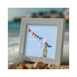 Borduurpakket Seagull with Flags - RTO   rto-m01107