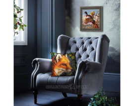 Kussen borduurpakket Fox - Collection d'Art   cda-5442