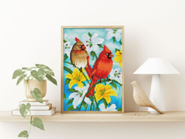 Simply Dotz Cardinal Family - Needleart World   nw-sd04-408