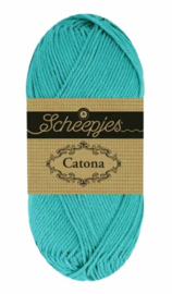 Scheepjes Catona 50 gram /  090 Teal - Licht Blauw Groen