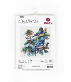 Borduurpakket The Birds - Winter - Luca-S     ls-b2418