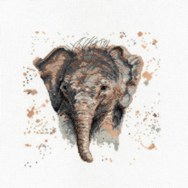 Borduurpakket Eliza The Elephant - Bree Merryn    cwc-bmcs10