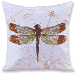 Diamond Dotz Kussen - Dragonfly Earth - Needleart World    nw-dd16-001