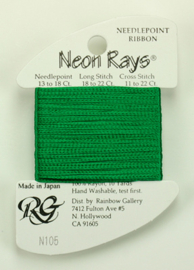 Neon Rays Christmas Green - Rainbow Gallery     rg-n105
