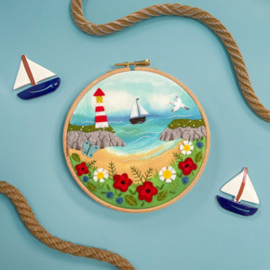 Vilt borduurpakket Bothy Designs - Poppy Cove - Bothy Threads     bt-efe07