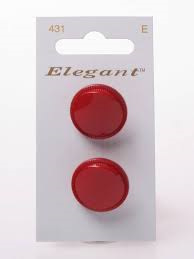 Knopen Elegant - Rood / 431