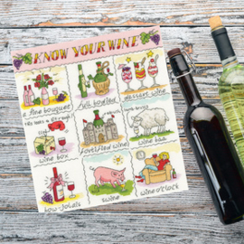Borduurpakket Helen Smith - Know Your Wine - Bothy Threads   bt-xhs11