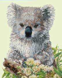 Diamond Dotz Koala & Eucalypus Blossom - Needleart World   nw-dd10-055