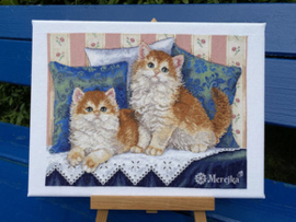 Borduurpakket Fluffy Fellows - Merejka  mer-k189