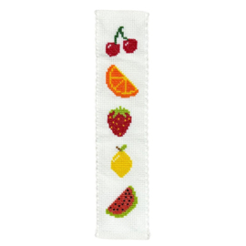 Borduurpakket Bookmark - Summer Fruits - ckc-bm-004