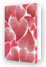 Diamond Dotz Greeting Card Hearts Swirl - Needleart World  nw-ddg-032