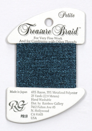 Petite Treasure Braid Navy - Rainbow Gallery      rg-pb18
