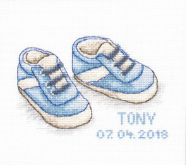 Borduurpakket Baby Shoes - Luca-S    ls-b1138
