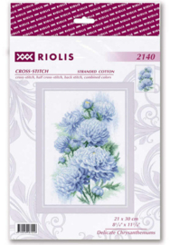 Borduurpakket Delicate Chrysanthemums - RIOLIS   ri-2140