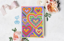 Diamond Dotz Greeting Card Heart Mosaic - Needleart World  nw-ddg-037