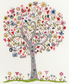 Borduurpakket Love - Love Tree - Bothy Threads    bt-xka02