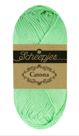 Scheepjes Catona 50 gram /  104 Mint Whisper - Licht mint groen