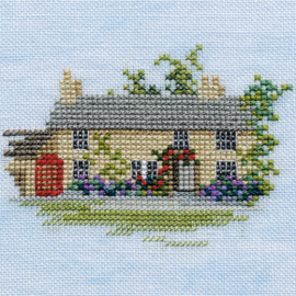 Borduurpakket Minuets - Rose Cottage - Bothy Threads     bt-dwmin05