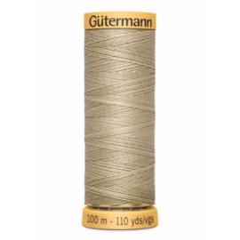 Natuurzuivere katoen 100 meter C Ne 50 / goud beige 1017