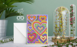 Diamond Dotz Greeting Card Heart Mosaic - Needleart World  nw-ddg-037