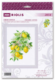 Borduurpakket Bright Lemons - RIOLIS    ri-2054