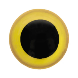 Dierenogen - Veiligheidsogen 16mm / geel - zwart / 5633 - 645