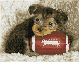 Diamond Dotz Footy Pup - Needleart World  nw-dq08-017