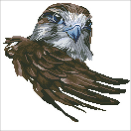 Voorbedrukt borduurpakket Falcon Salute - Needleart World    nw-nc450-040