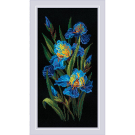 Borduurpakket Beatuful Irises - RIOLIS - ri-2346