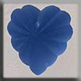 Glass Treasures Frstd Starbrst Heart-Matte Sapph - Mill Hill mh-12071