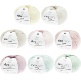 Baby Cozy Organic Cotton Cashmere - 50g - 145m - creme - 001