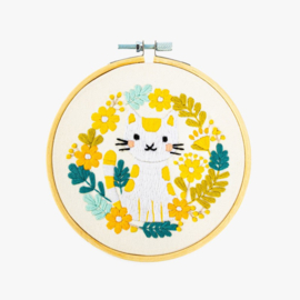 Vrij borduren pakket Boho Cat - Milpoint      mil-e1-027k