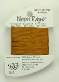 Neon Rays Honey Gold - Rainbow Gallery     rg-n047
