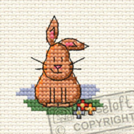 Borduurpakket Rosie Rabbit in the Woods - Mouseloft    ml-00f-006