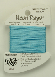 Neon Rays Baby Blue - Rainbow Gallery    rg-n123