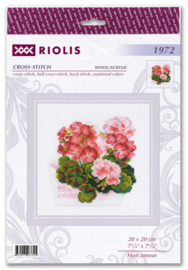 Borduurpakket Mon Amour - RIOLIS   ri-1972