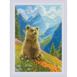 Borduurpakket Clumsy Bear - RIOLIS - ri-2344