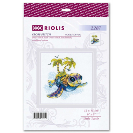 Borduurpakket Little Turtle - RIOLIS     ri-2287