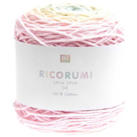 Ricorumi Spin Spin DK - 50g - 115m - pastel rainbow - 017