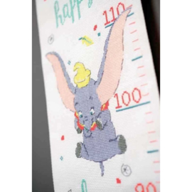 Borduurpakket groeimeter Disney Dumbo Oh happy day Vervaco PN-0178436