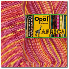 Opal Africa Sokkenwol / 11161 / roze oranje