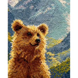 Borduurpakket Clumsy Bear - RIOLIS - ri-2344